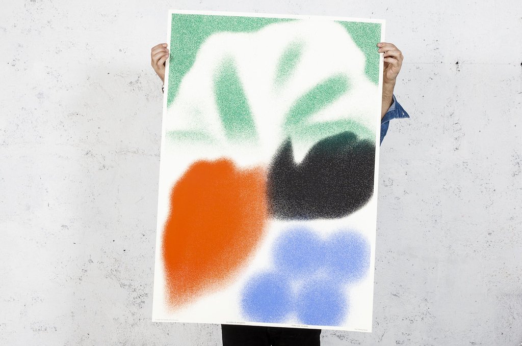 Sérigraphie Le Bruit des Pétales